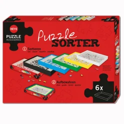 6 boîtes de tri pour puzzles - Heye