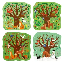 3 Puzzle Up! 3 ans : Les quatre saisons - Ravensburger