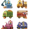 6 puzzles de 3 à 6 pièces : mes premiers Puzzles - Plan Toys