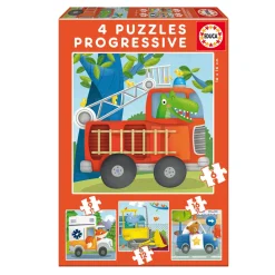 4 Puzzles progressifs : patrouille de sauvetage - Educa