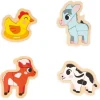 4 Puzzles Évolutifs Ferme - Janod