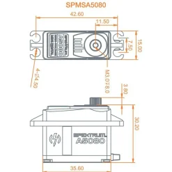 A6350 Ultra Torque - High Speed Brushless HV Servo - Spektrum - Spektrum