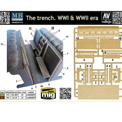 Accessoire de diorama : tranchées de la 1ère et 2nde Guerre Mondiale - Master Box