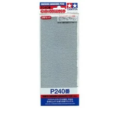 Accessoire maquette : Papier Abrasif P240 - Tamiya