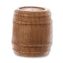 Accessoire pour maquette de bateau en bois : Tonneau en bois ø 18 mm : Nogal - Artesania