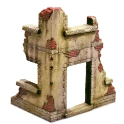 Accessoires de décor de guerre 1/35 : Coin de maison en ruine - Italeri