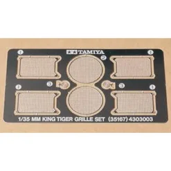Accessoires diorama : Grilles King Tiger - Tamiya