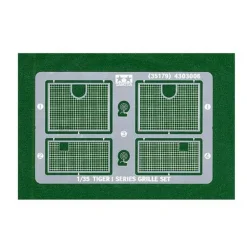 Accessoires diorama : Grilles Ventil. Tiger I - Tamiya