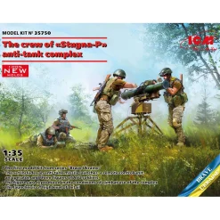 Accessoires et Figurines militaires : Equipage du système antichar Stugna-P - ICM