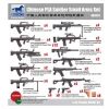 Accessoires militaires : set d'armes de poing armée Chinoise - Bronco Models