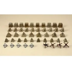 Accessoires militaires : Obstacles anti-chars - Italeri