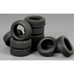 Accessoires pour maquettes 1/35 : 4 pneus - Meng