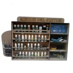 Accessoires pour maquettes : Etagère de rangement : Le coin du peintre - Disarmodel