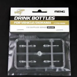 Accessoires pour maquettes véhicule ou diorama 1/35 : Bouteilles d'eau - Meng