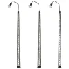 Accessoires pour Modélisme HO : 3 Lampes LED cintrées sur poteau en treillis - Faller