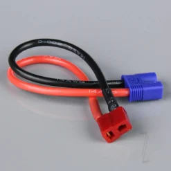 Adaptateur Prise Deans (HCT) Femelle vers EC3 Male 14AWG (1.62mm diam - 2.08mm2 sect) 1m - Radient