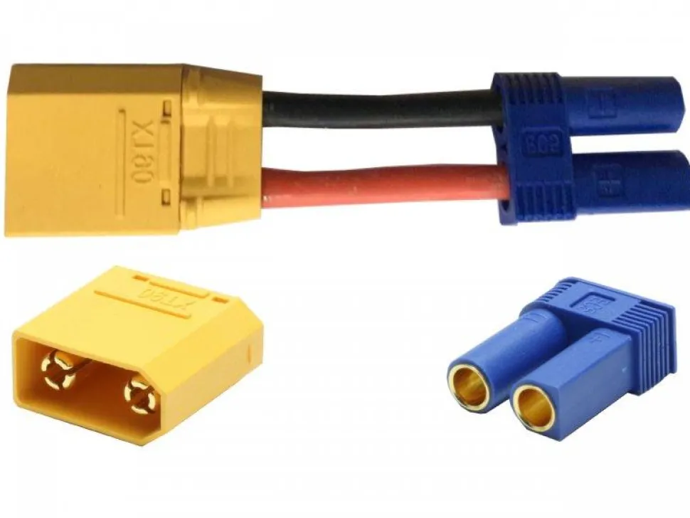 Adaptateur XT90 sur EC5 - Extron - Extron