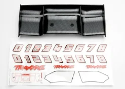 Aileron Revo Finition Exo-Carbone 1/10 + Autocollants - Traxxas