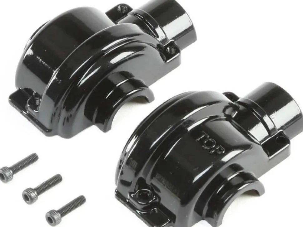 Aluminum Diff Case, Black - LST/2, 3XL-E - Losi - Losi - TLR