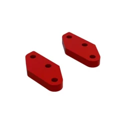 Aluminum Steering Plate A (Red) (2) - ARRma