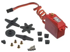 AR390139 - ADS-15M V2 15kg Waterproof Servo Red - ARRma