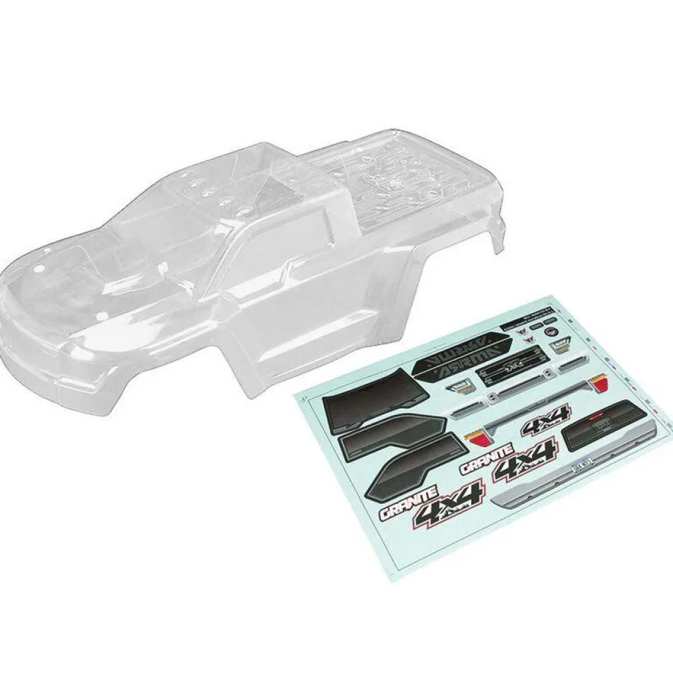 AR402261 - Carrosserie Clear w/Decals GRANITE 4x4 - ARRma