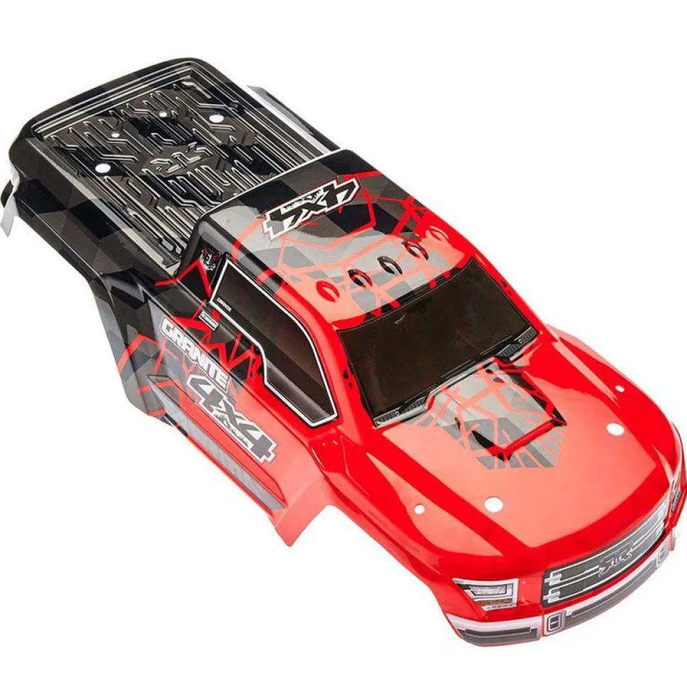 AR402256 - Carrosserie Pntd Decal Trim Red GRANITE 4x4 MEGA - ARRma