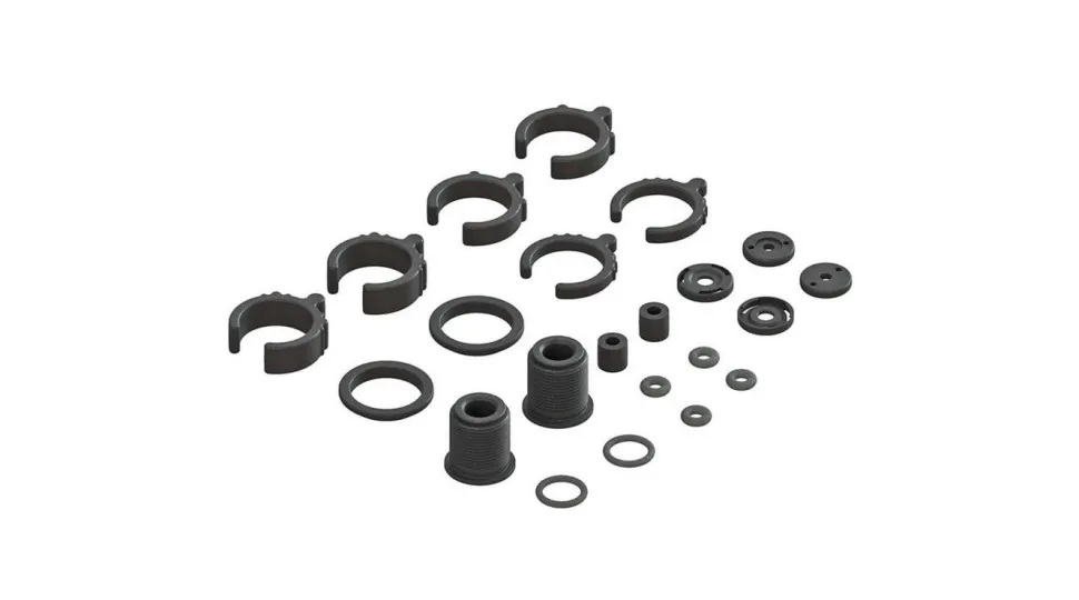 AR330451 - Composite Shock Parts/O-Ring Set (2) - ARRma
