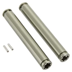 AR310747 Slider Driveshaft 80mm Gun Metal (2) Arrma - ARRma