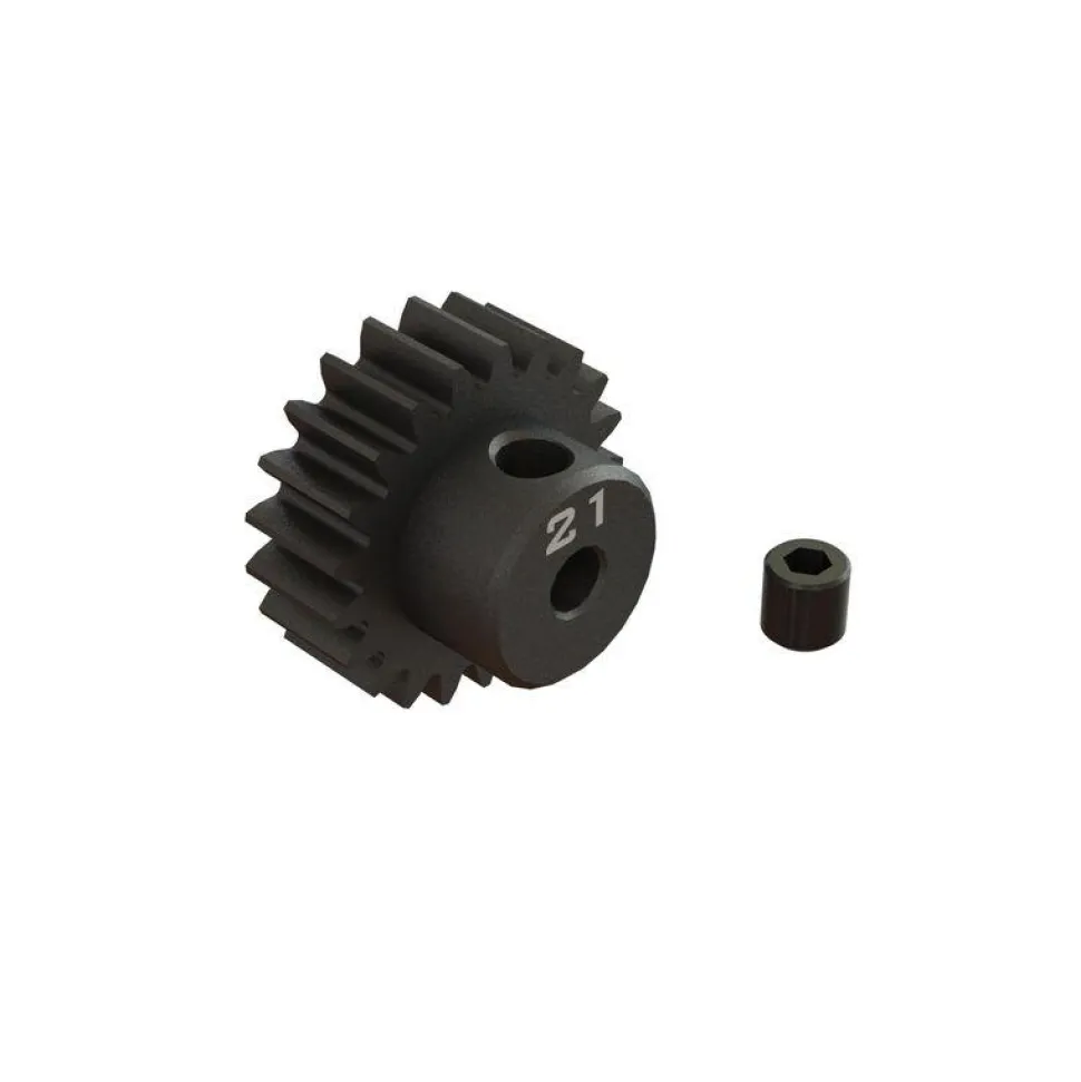 Arrma - 21T 0.8Mod 1/8" Bore CNC Steel Pinion Gear - ARRma