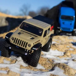 AXIAL SCX24 Jeep JT Gladiator 1:24 4WD Rock Crawler Brushed RTR Beige - Axial