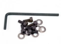 Backplate Screws (3X8Mm Hex Cap) (6)/Washers (6)/ Wrench - Traxxas