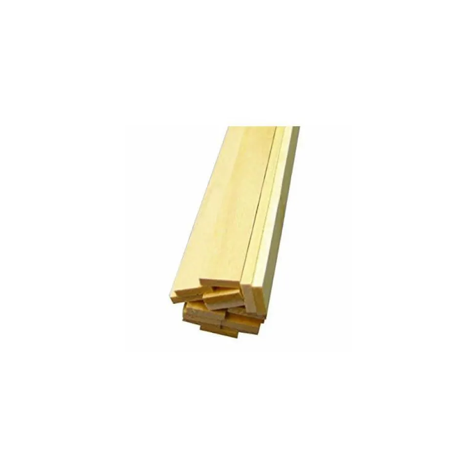 Baguettes en bois x 10 : Tilleul 1 x 4 x 1000 mm - Disarmodel