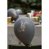 Ballons en latex x 8 - Disque d'or - RueDeLaFete