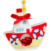 Ballotin Bateau rouge avec plexi - RueDeLaFete