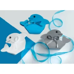 Ballotin Dauphin Blanc - RueDeLaFete