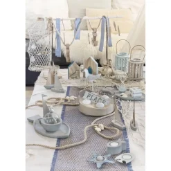 Bateau ciment voile grise 16cm - RueDeLaFete