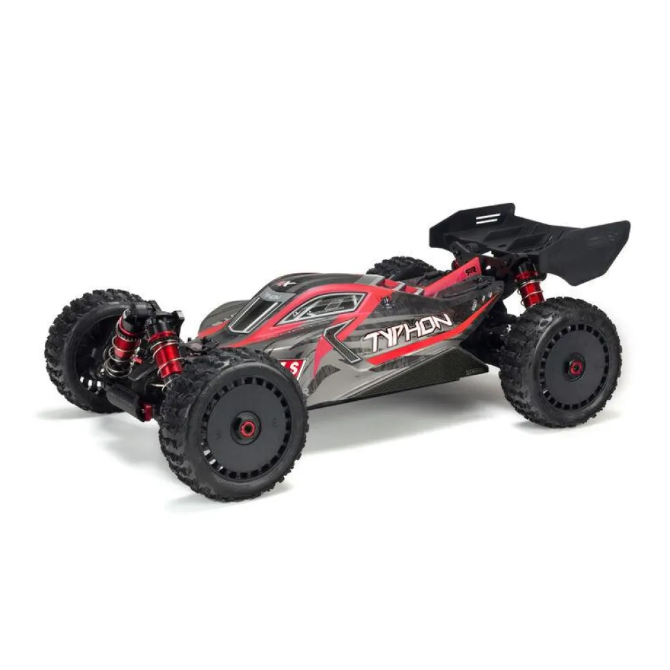 Body Painted w/Decals Typhon 6S Black/Red - ARRma
