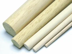 Bois dur barre ronde 6.0 x 900 mm (10pcs) - Pichler - Pichler