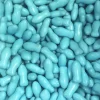 Boite 500g dragées POISSON au chocolat au lait 2,5cm BLEU brillant - RueDeLaFete