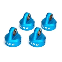 Bouchons D'Amortisseur Gtr Alu Anodises Bleu King - Traxxas - Traxxas