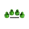 Bouchons D'Amortisseur Gtx Alu Anodises Vert - Traxxas - Traxxas