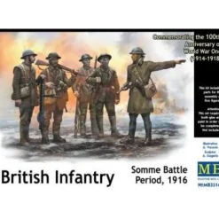 British infantry, Somme battle, 1916 - 1:35e - Master Box Ltd. - Master Box