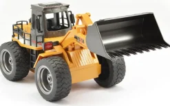 Bulldozer 1/18 RTR 2.4Ghz avec godet métal - Hui Na Toys