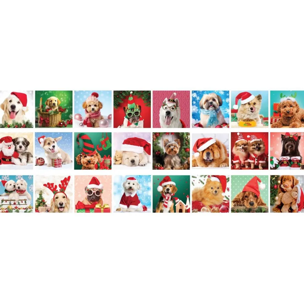 Calendrier de l'avent : 24 Puzzles - Pattes de Noël - Eurographics
