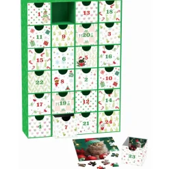 Calendrier de l'avent : 24 Puzzles - Moustaches de Noël - Eurographics