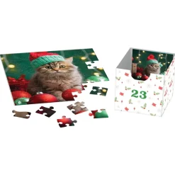 Calendrier de l'avent : 24 Puzzles - Moustaches de Noël - Eurographics
