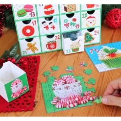 Calendrier de l'Avent : 24 Puzzles : Doux Noël - Eurographics