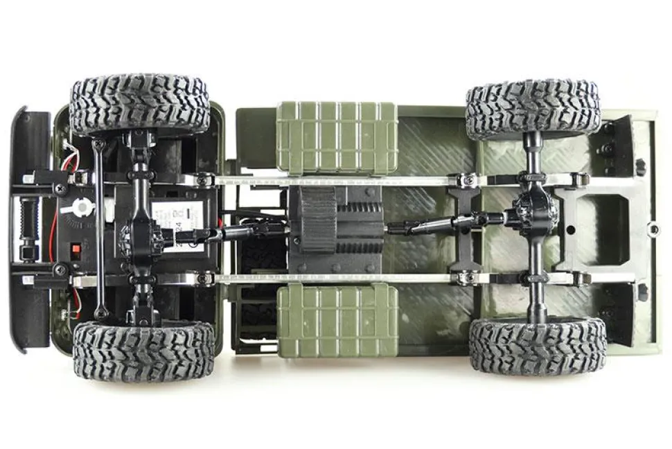 Camion Civil GAZ-66 4WD 1/16e RTR Vert - Amewi