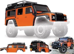 Carrosserie Complete Land Rover Defender Adventure Orange - Traxxas - Traxxas